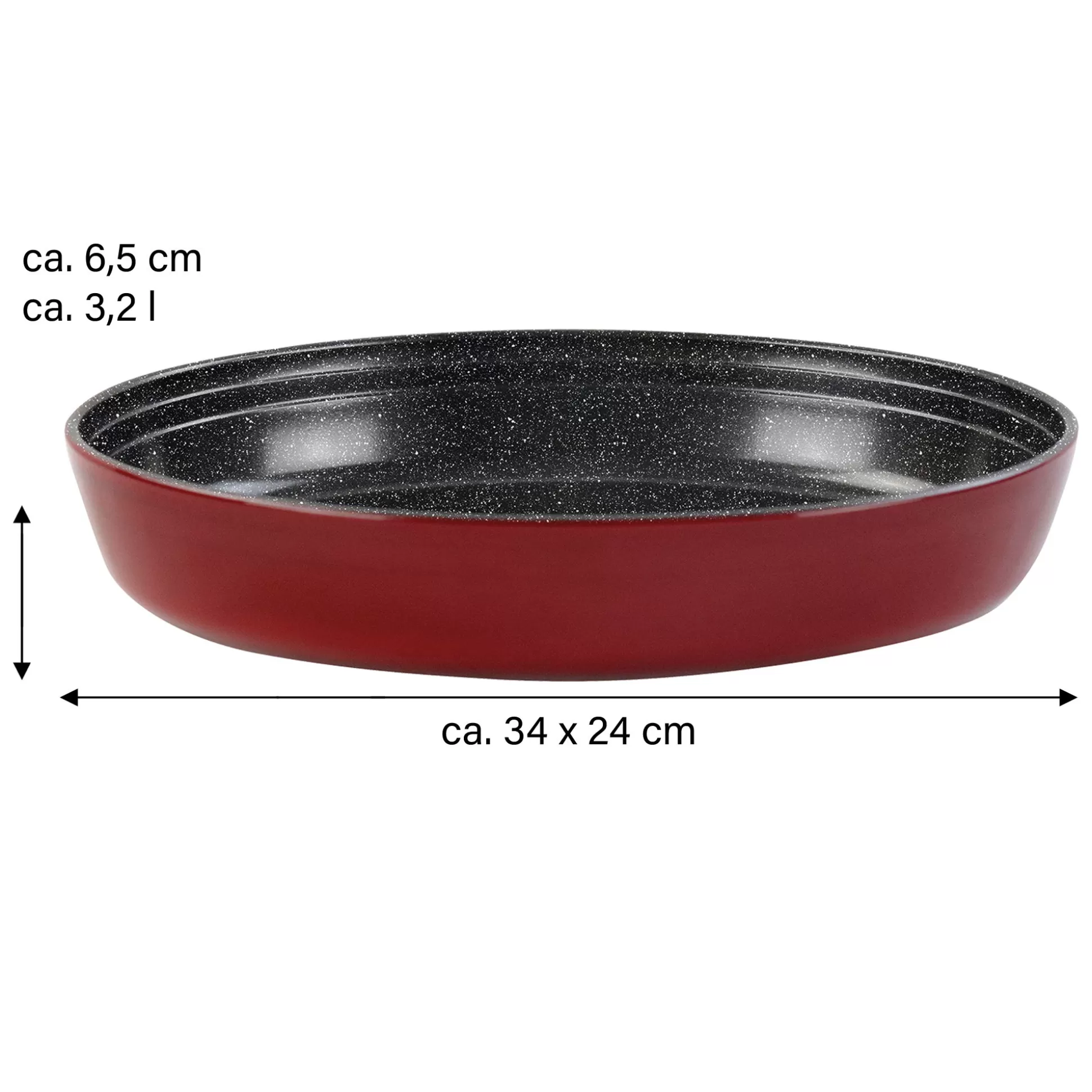 Baking And Casserole Dishes | STONELINE Baking Dish Oval 34x24 cm