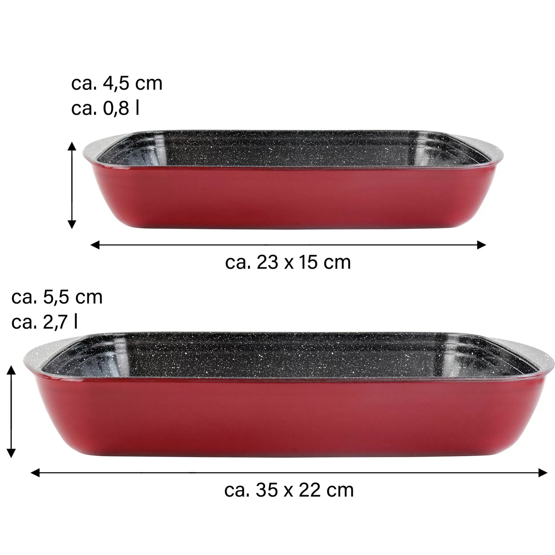 Baking Sets | Baking And Casserole Dishes | STONELINE Baking Dish Rectangular Set of 2