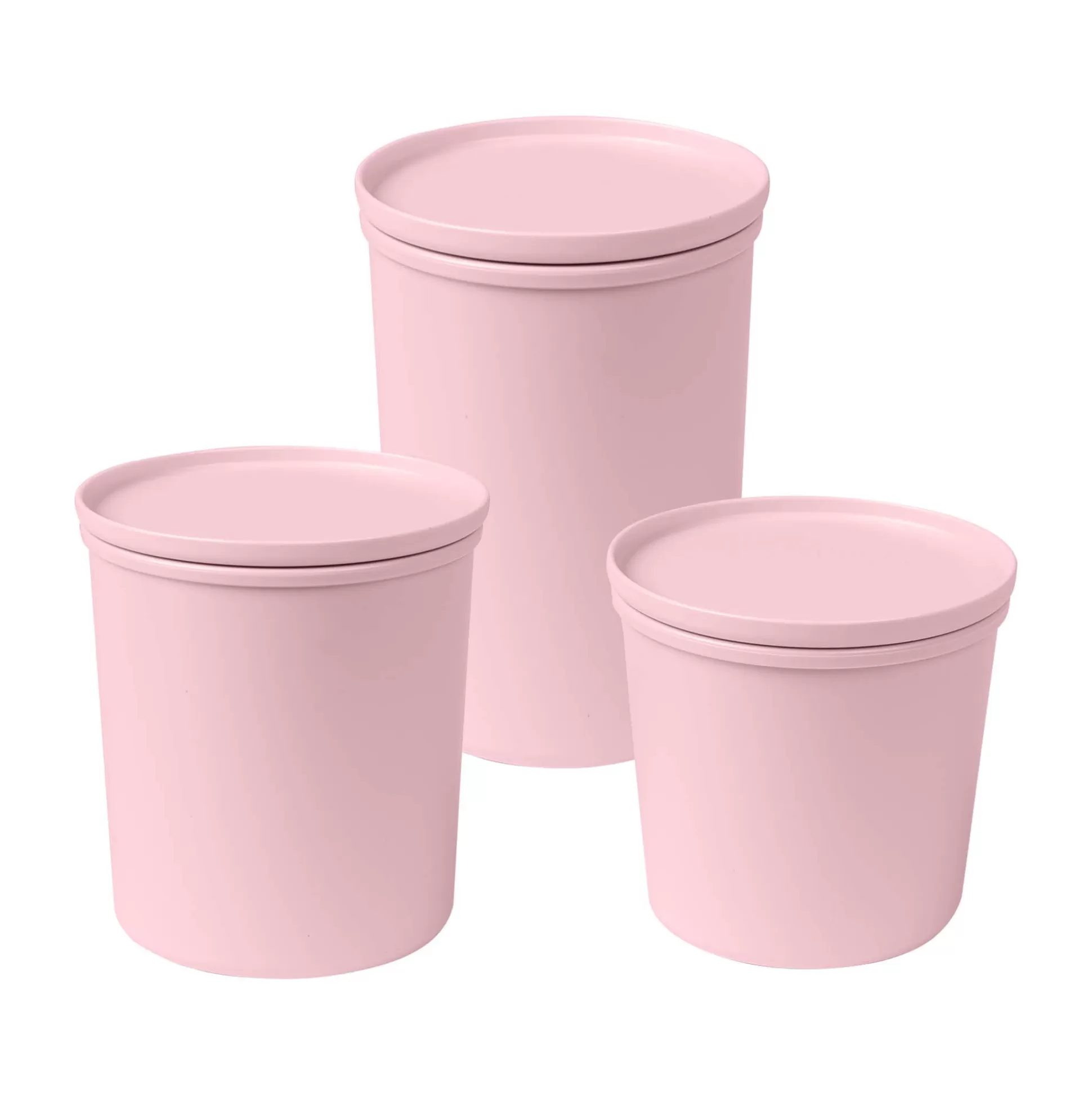 Kitchen Storage Accessories | STONELINE Food Storage Jar rPET 500/800/1,000 ml Set of 3 | Rose