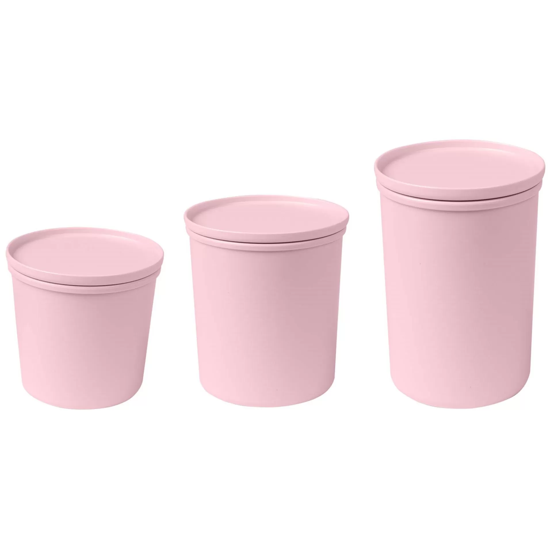 Kitchen Storage Accessories | STONELINE Food Storage Jar rPET 500/800/1,000 ml Set of 3 | Rose