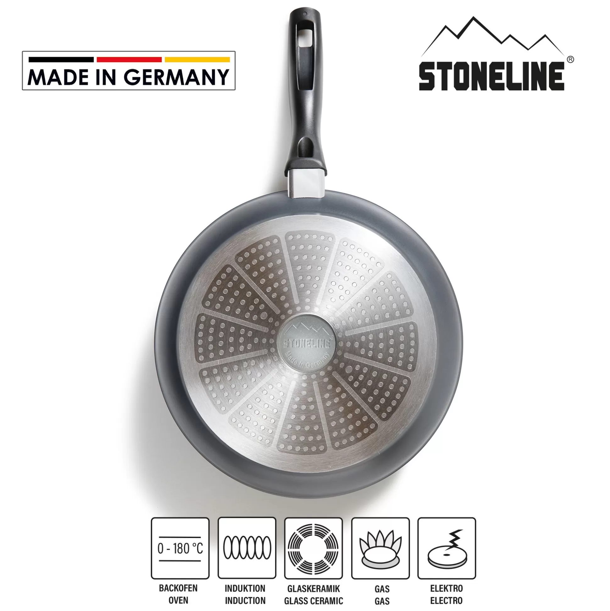 Frying Pans | STONELINE Frying Pan 28 cm | without Lid - Black