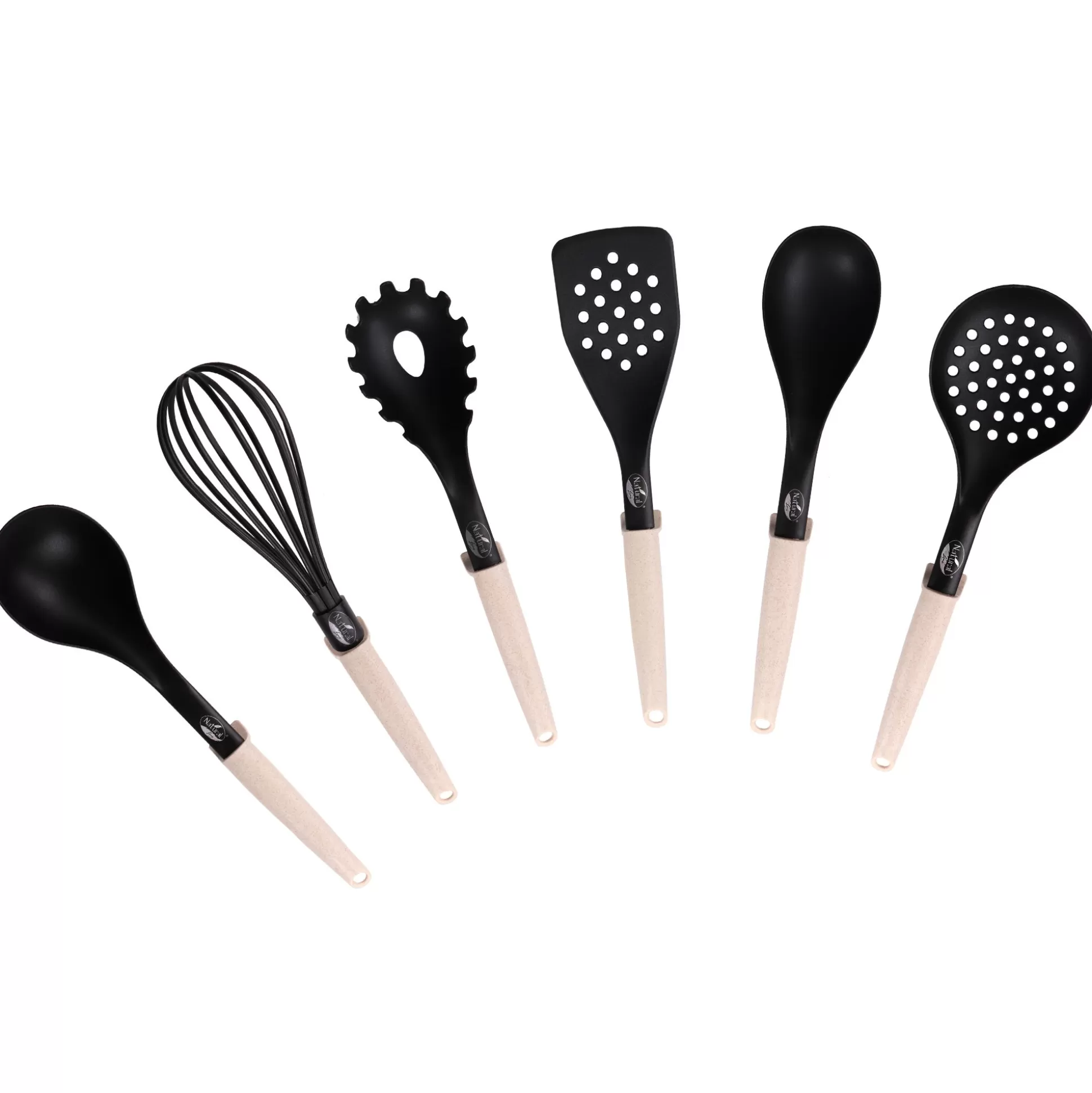 Cooking Utensil Sets | STONELINE Kitchen Utensils Set of 6 | Nature