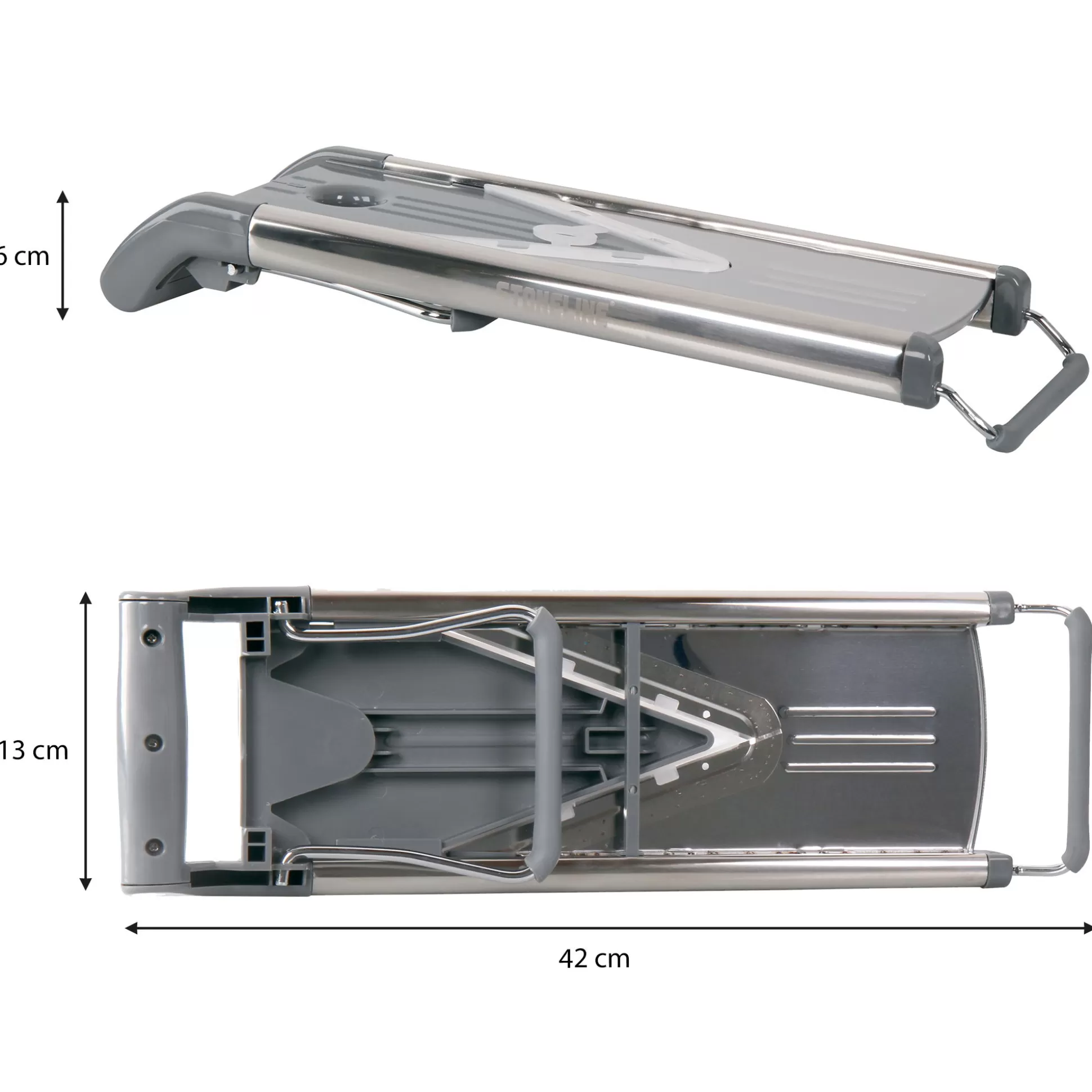 Graters | STONELINE Mandoline Slicer Set of 9 | Grey