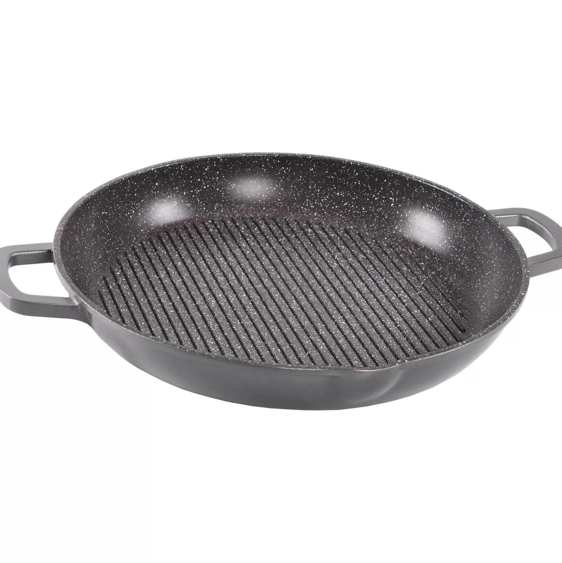 Griddle Pans And Grill Baskets | STONELINE Round BBQ Griddle Pan 28 cm | without Lid