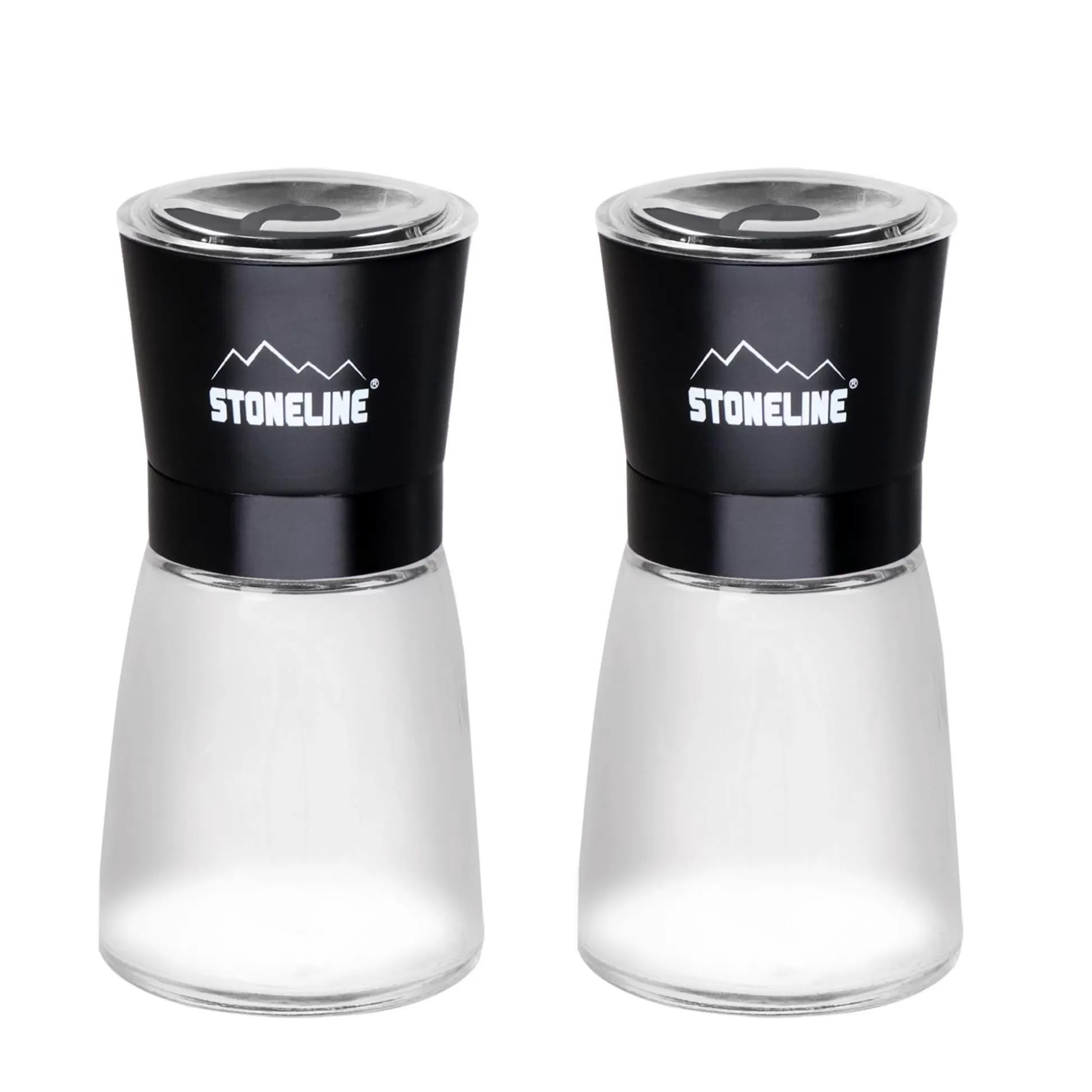 Spice Mills | STONELINE Salt and pepper mill set | 2-piece black