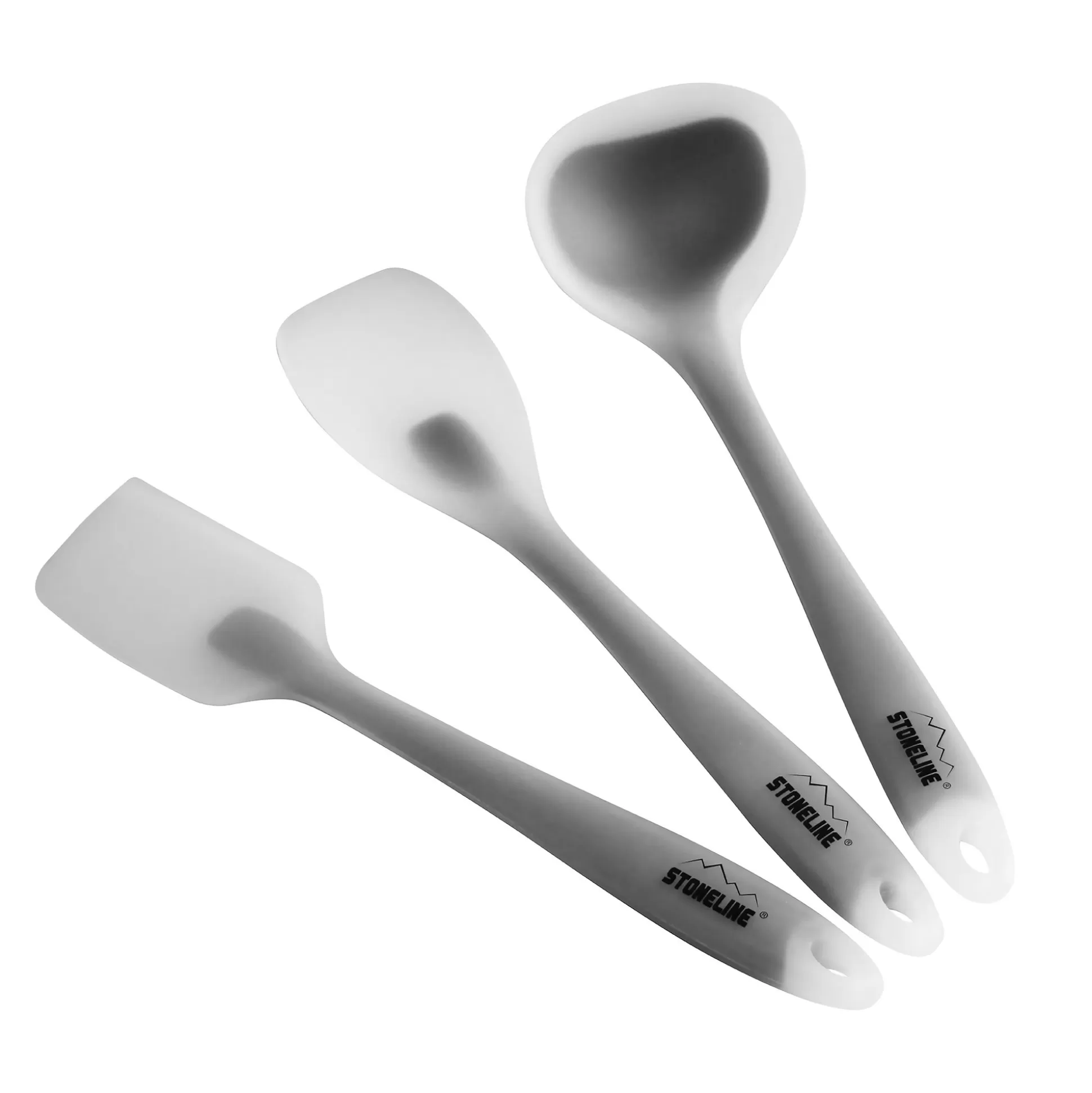 Cooking Utensil Sets | STONELINE Silicone Kitchen Utensils Set of 3 | Grey